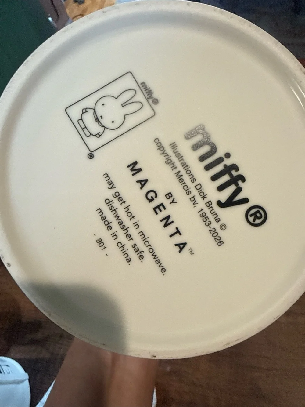 MIFFY KITCHEN Canister in White with ORANGE RIM
